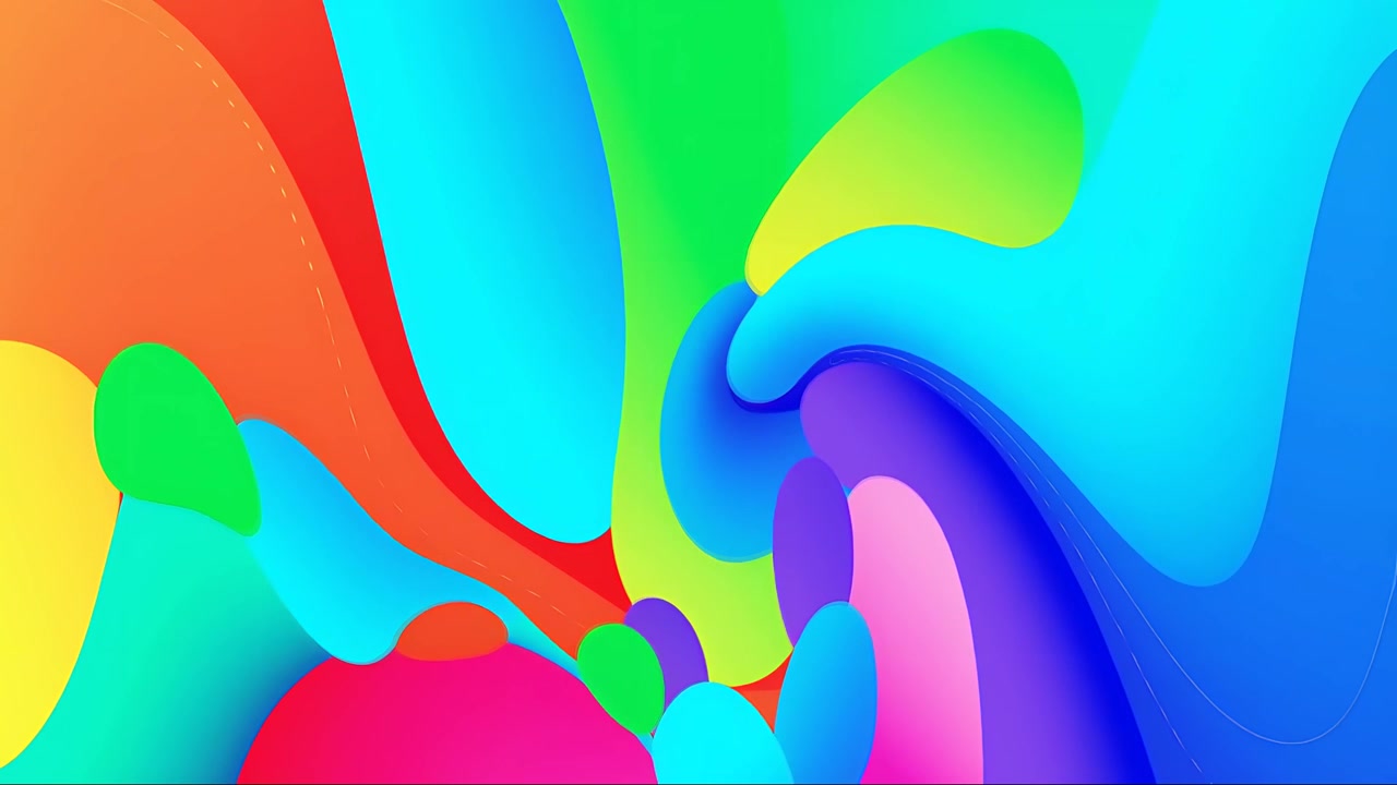 Sfondo Animato Astratto e Colorato 4K