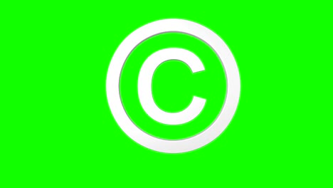 copyright emoji emoticon green screen loop