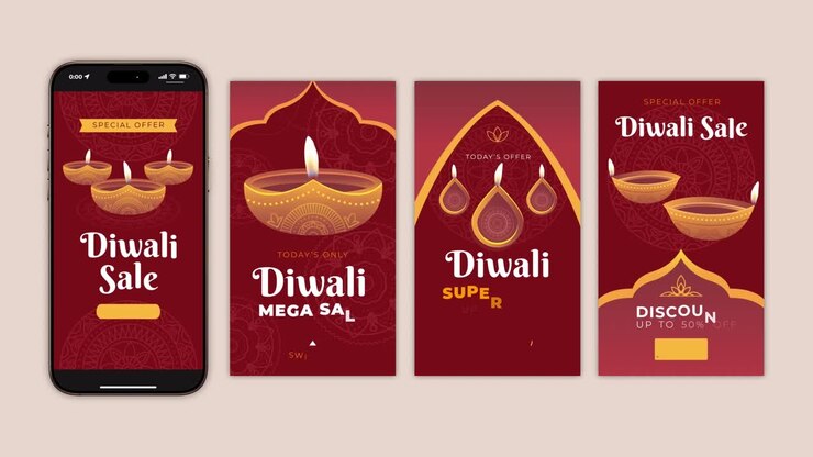 Diwali Discount Instagram Story Animation