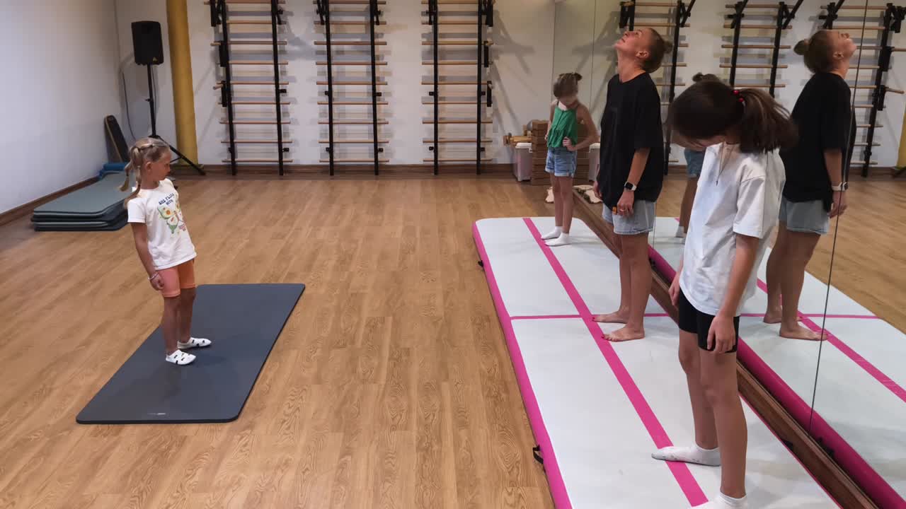 clase de gimnasia para niños