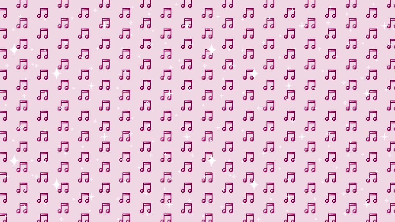 Musical Notes Pattern Background