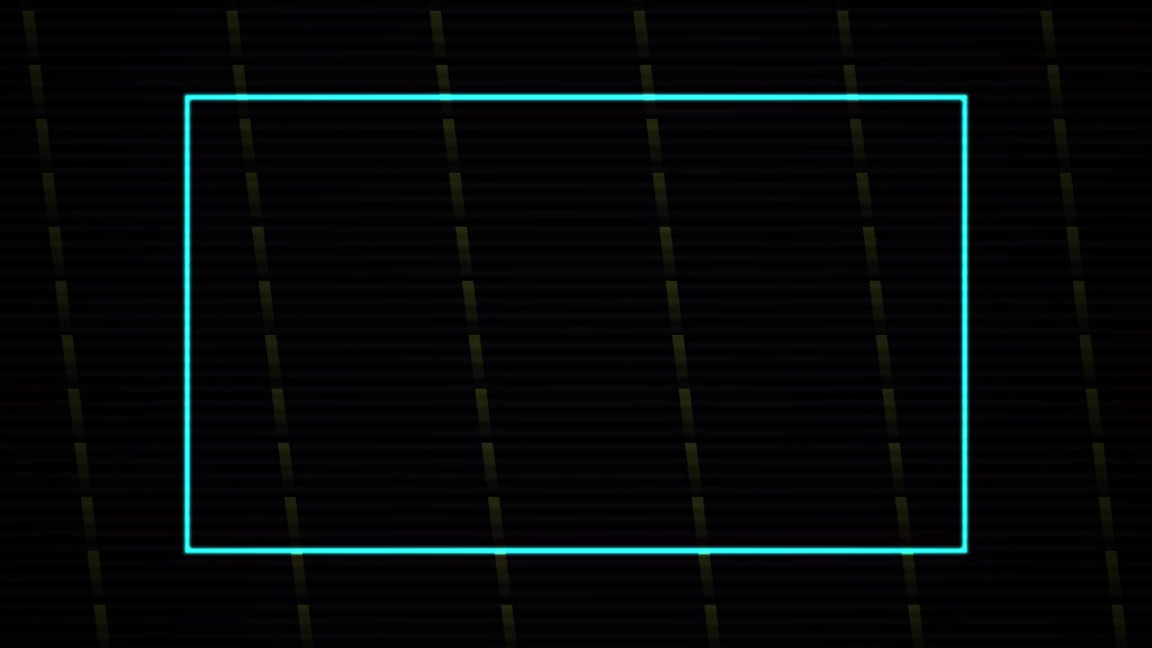Abstract Digital Grid Pattern with Glitching Squares and Lines