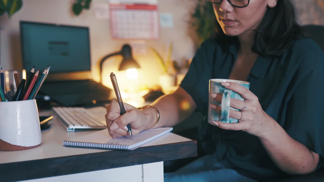 Writing down tasks helps me keep organised