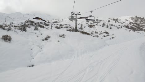 In-winter-in-the-mountains-in-the-ski-lift