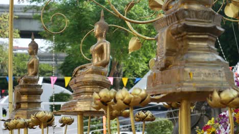 blessings during traditional thai new year