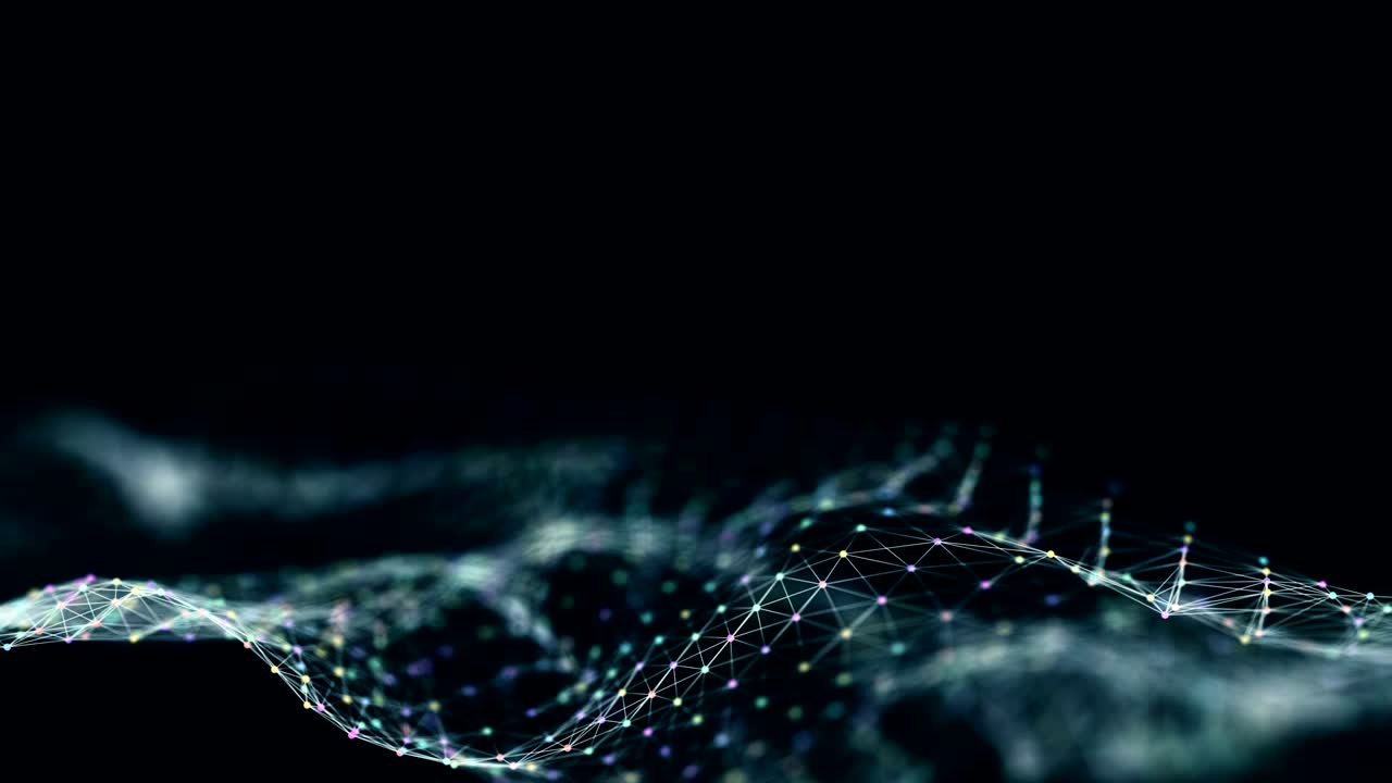 Technology Network Background.