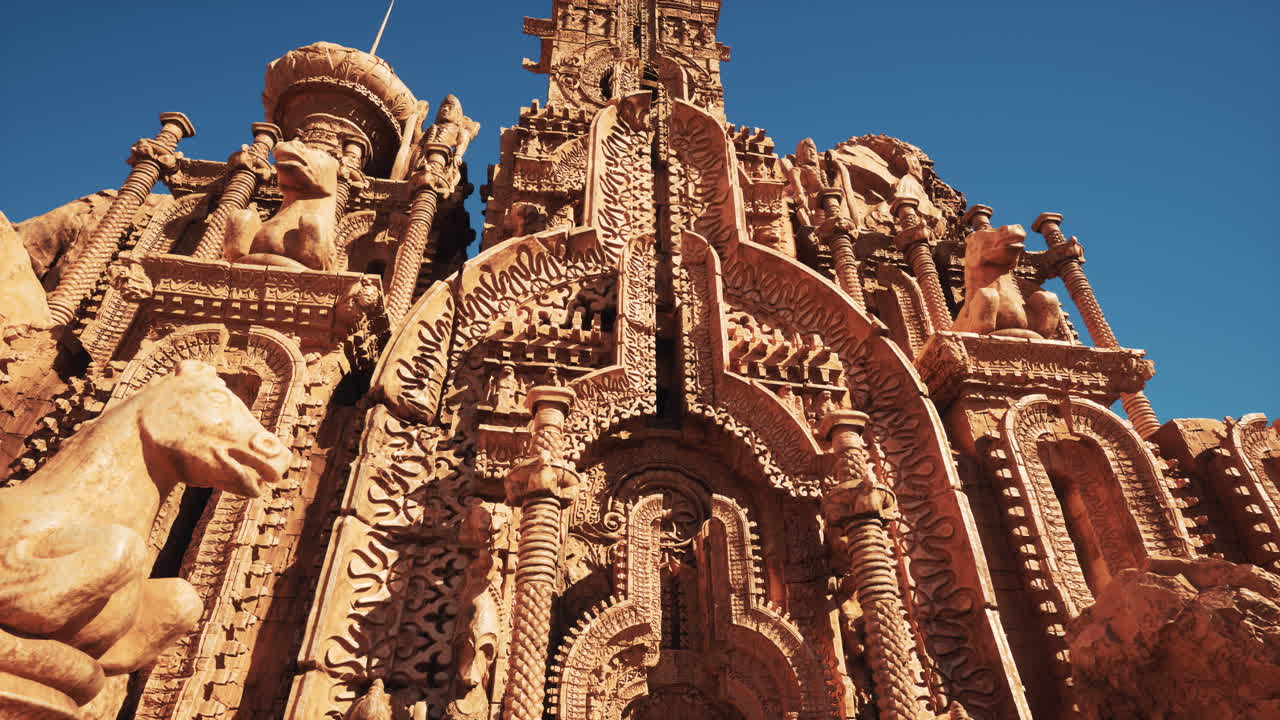 복잡한 돌 조각