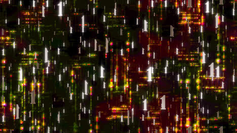 1 número de mosaico de bucle de techno de fondo
