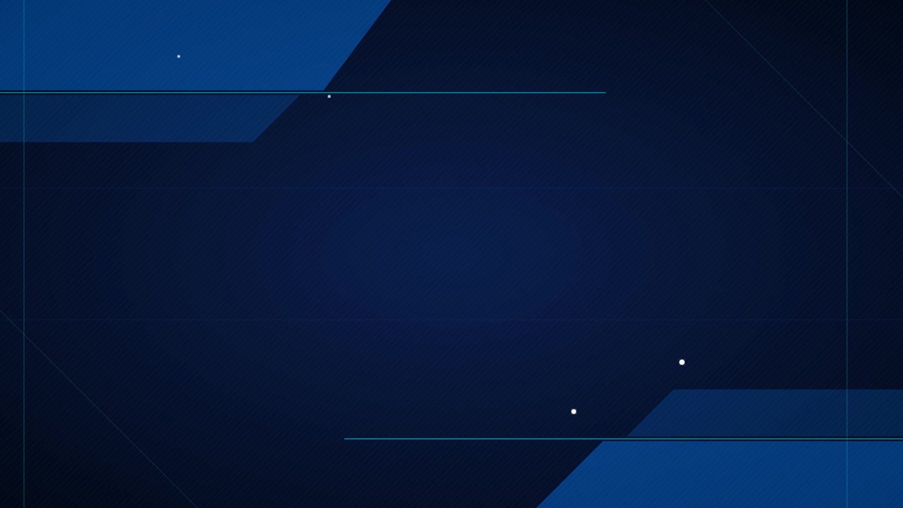 Sfondo geometrico blu astratto con particelle in movimento