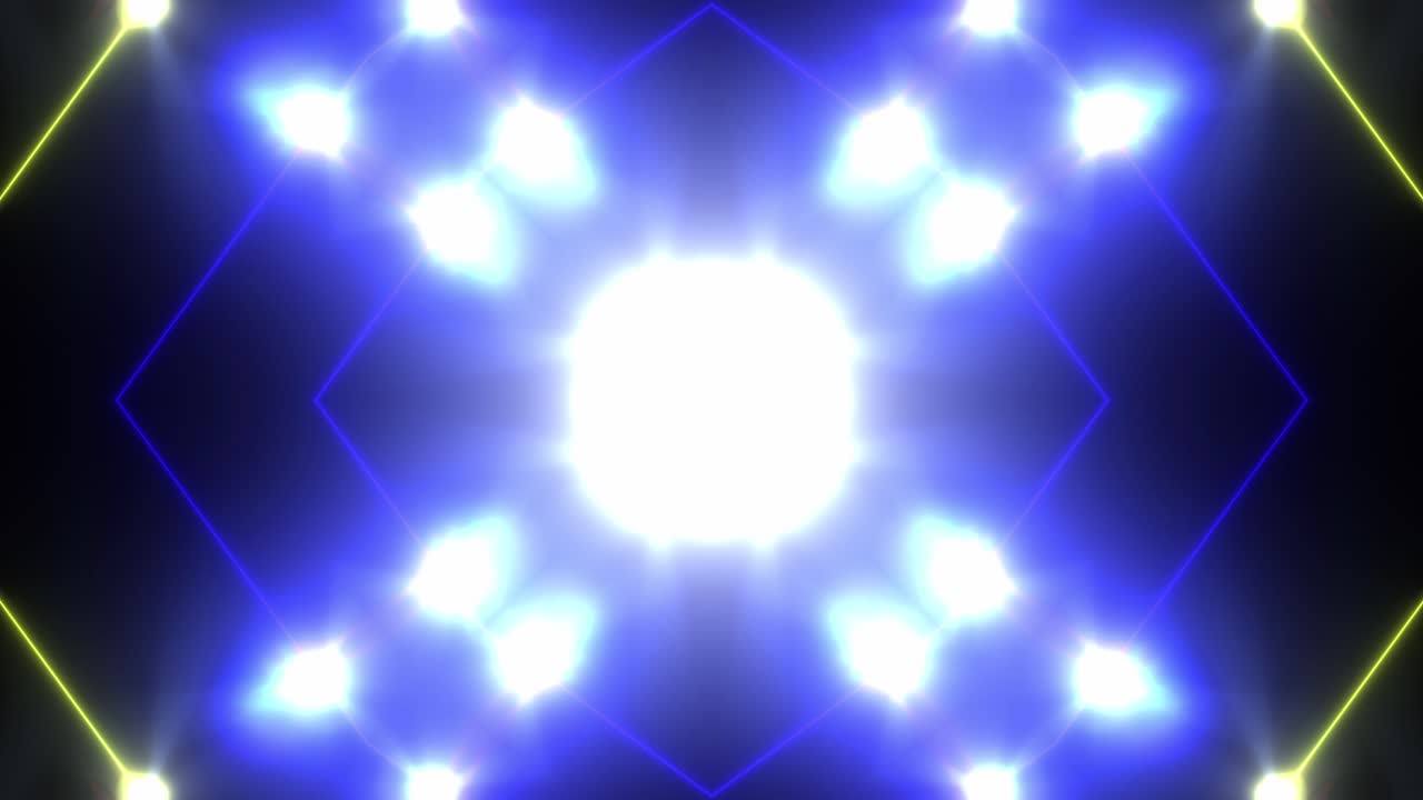 추상적인 네온 빛 패턴