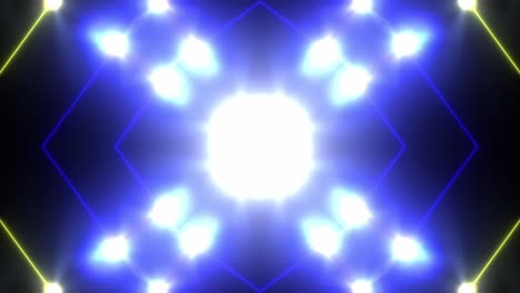 patrones de luz de neón abstractos