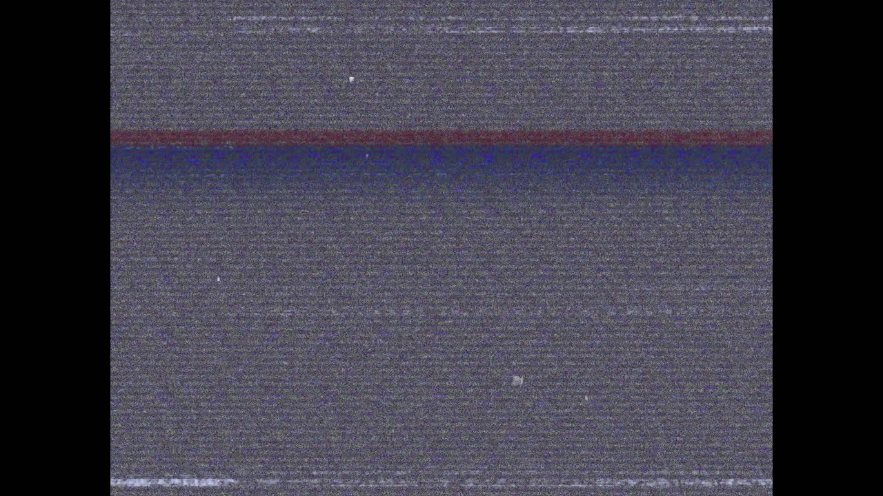 Animation of interference over blurred background