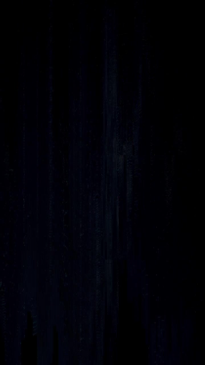 Abstract Digital Glitch Lines and Noise Effect
