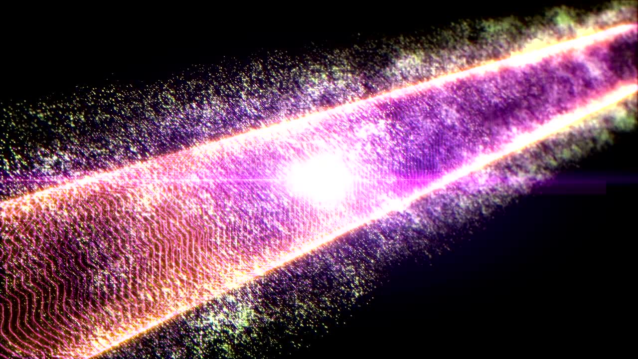 fondo sin costuras de partículas de color de bucle