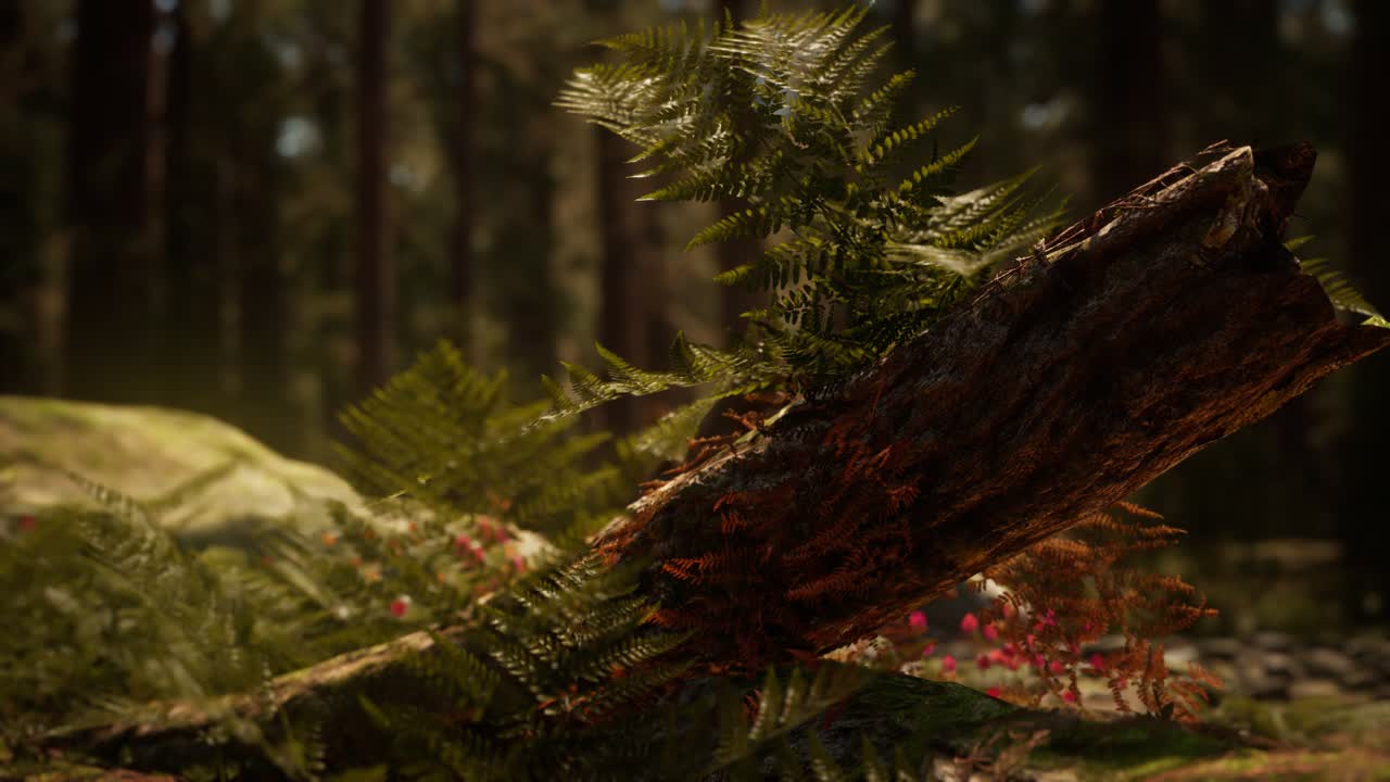 la luz del sol de la mañana en las secuoyas de mariposa grove