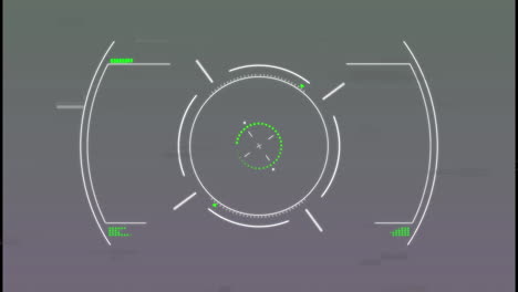 animación del visor con fallo en fondo gris