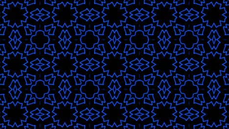 abstract blue geometric seamless pattern background. abstract stripes kaleidoscope loop. fast psychedelic colorful kaleidoscope vj background. disco abstract motion background. kaleidoscope effect