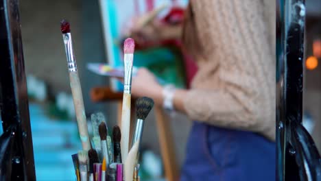 pintura de artista