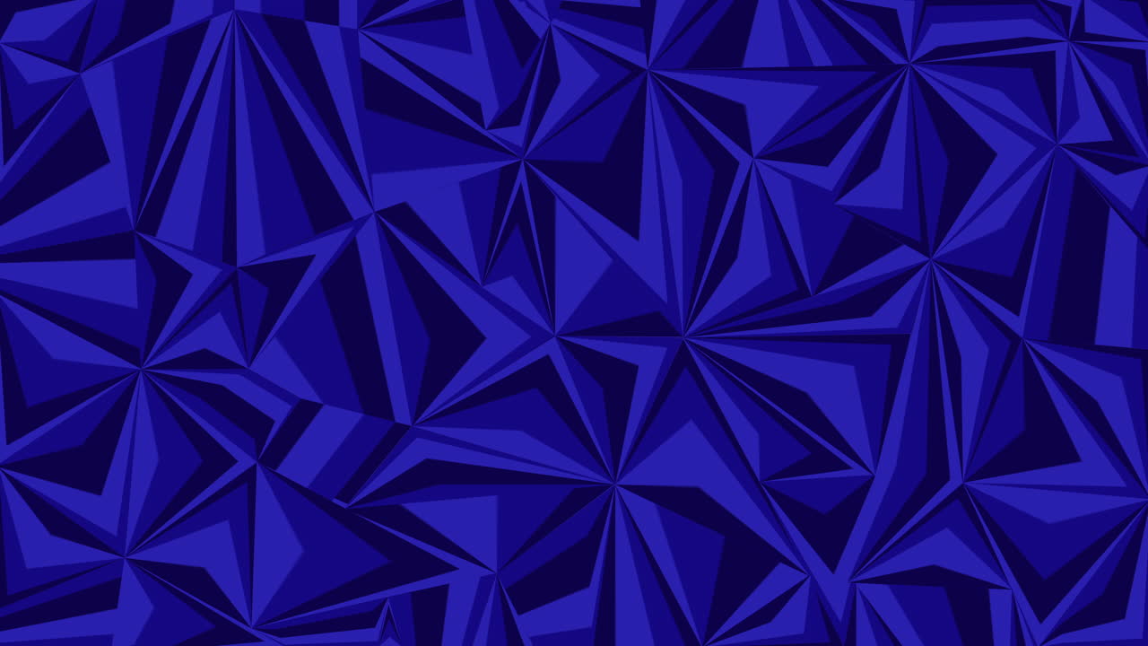animación de fondo de bucle de formas geométricas abstractas azul zafiro