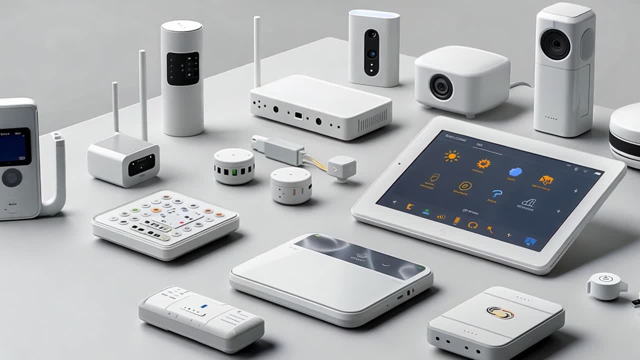 Collection of Smart Home and Security Devices