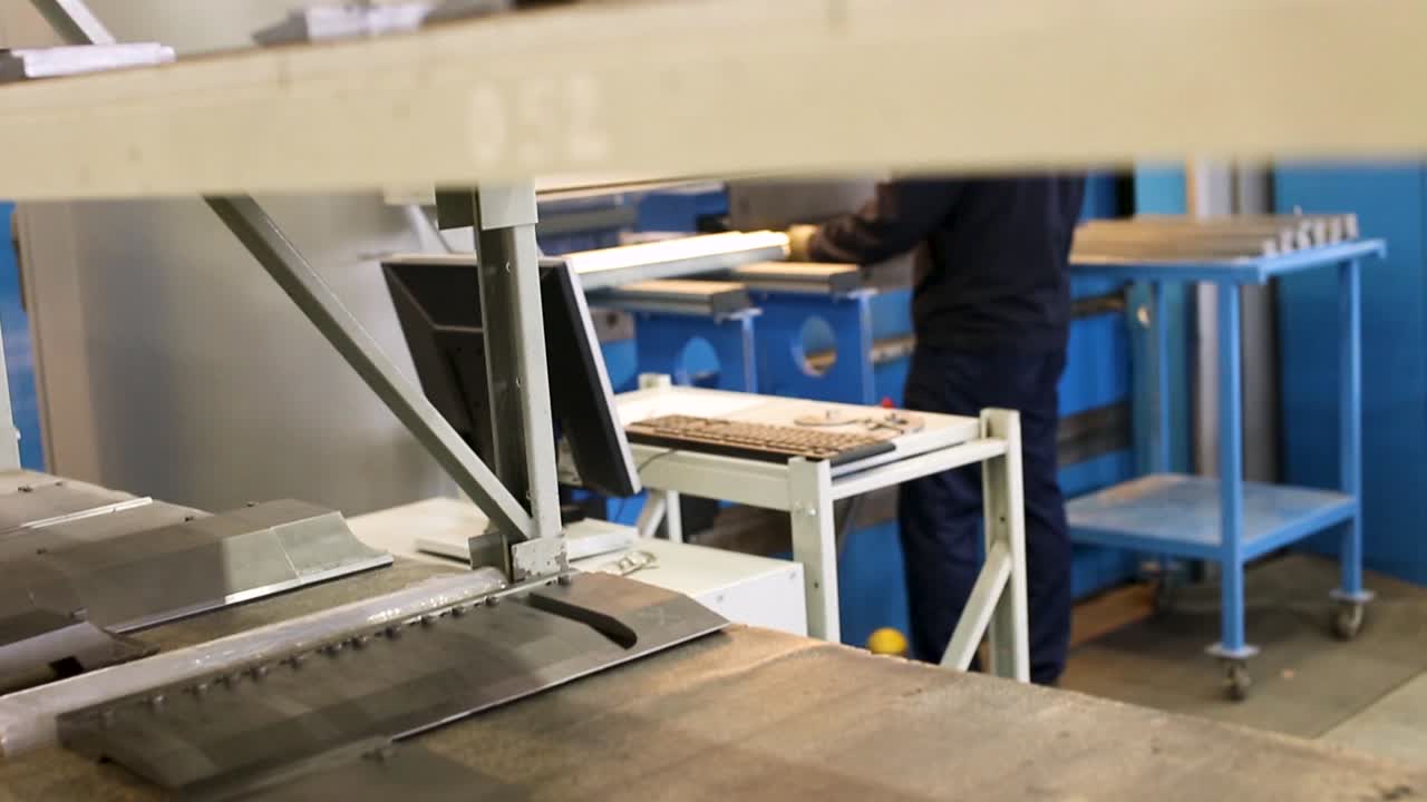 Metal Fabrication Process in a Factory