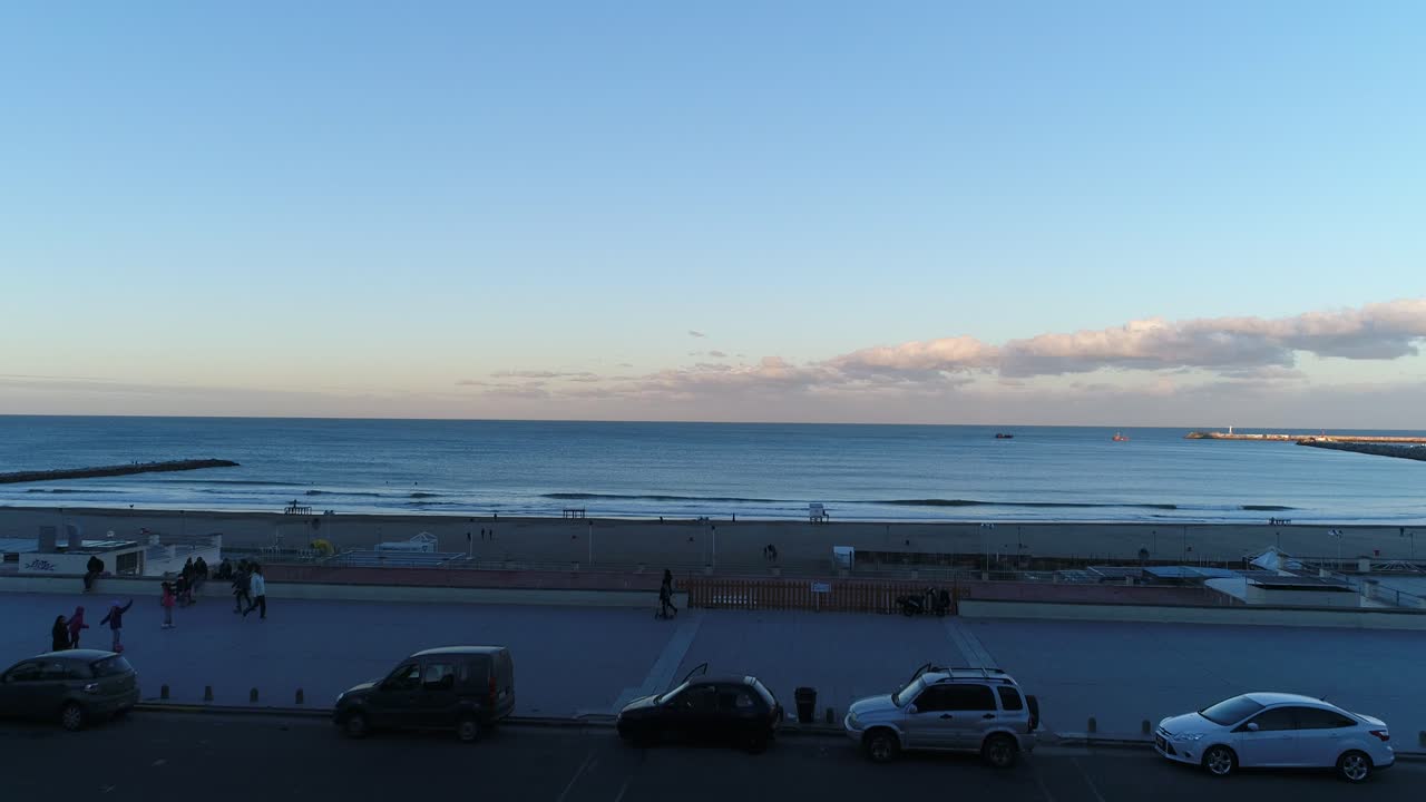 amanecer nuevamente en la ciudad de mar del plata