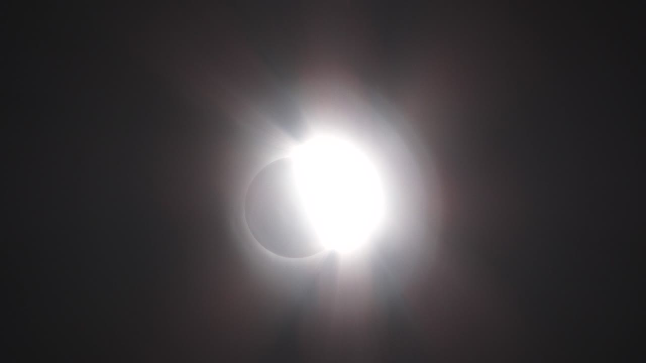 lapso de tiempo del eclipse solar total
