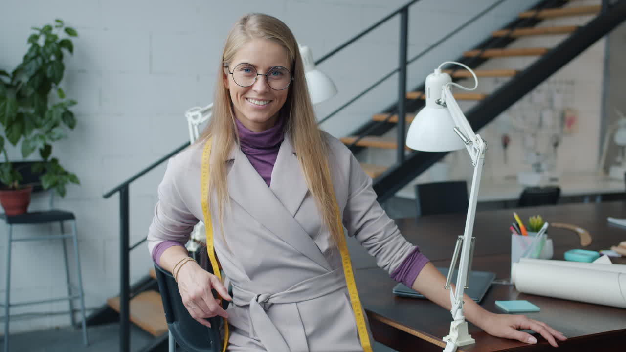 женщина-дизайнер моды на работе