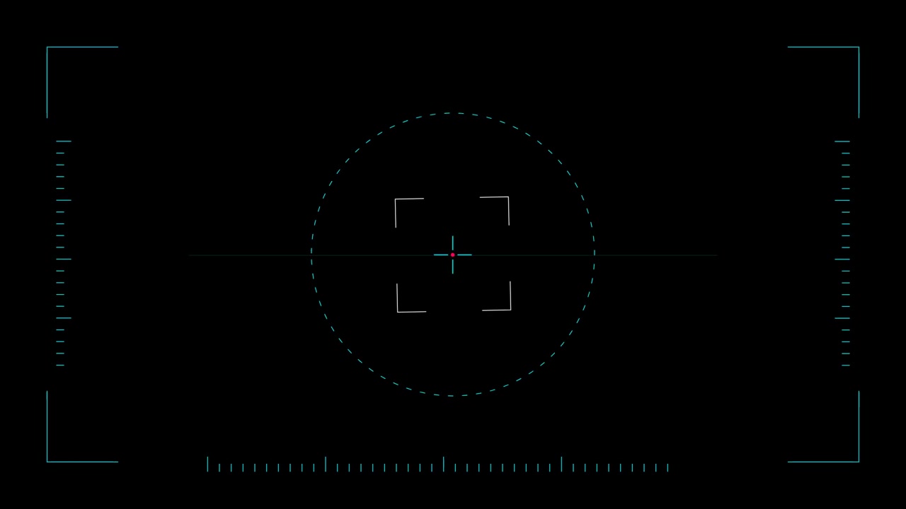 Digital Camera Viewfinder Overlay with Focusing Reticle