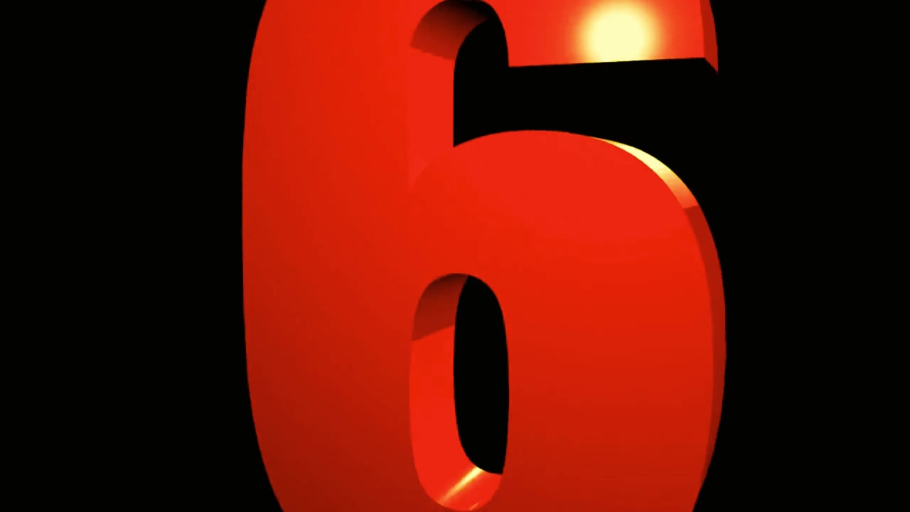 3D rode afteltimer van tien naar één