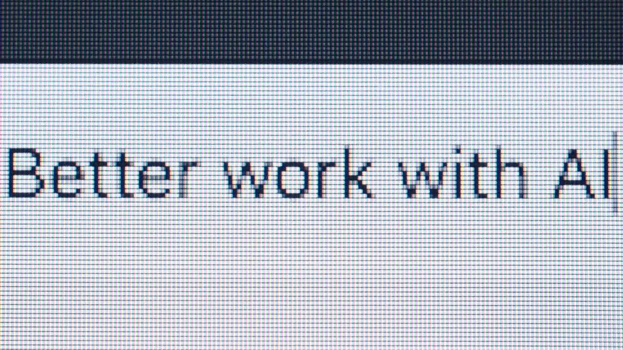 Better work with AI text on screen