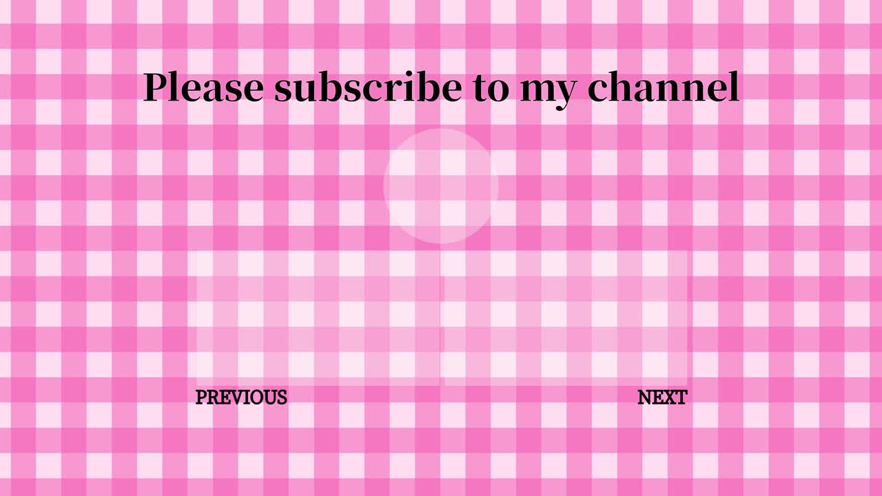 플레이드 체커드 엔드 카드 엔딩 스크린 모션 그래픽