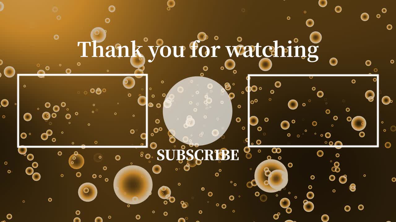 분류 거품 입자 끝 카드 모션 그래픽