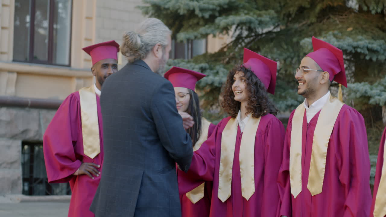 Graduation Day Hugs and Celebrations