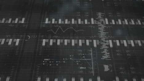animation of network of connections with people icons over black background