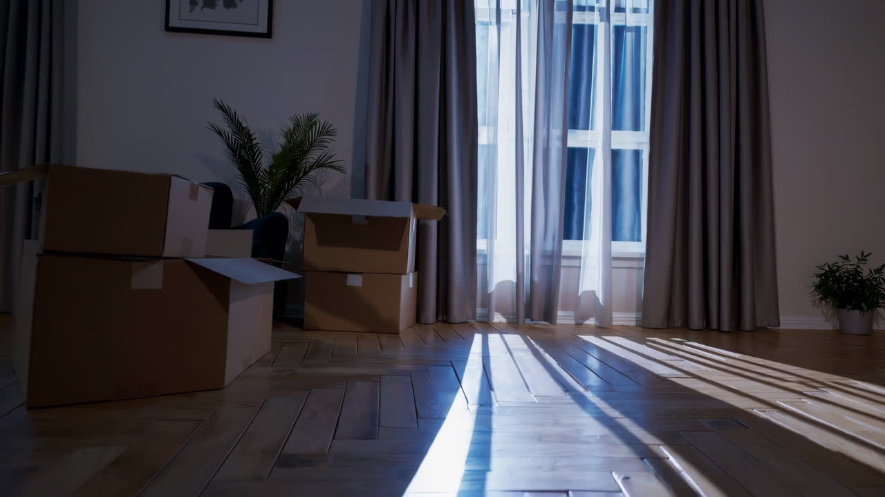 Moving to a new Home at Night