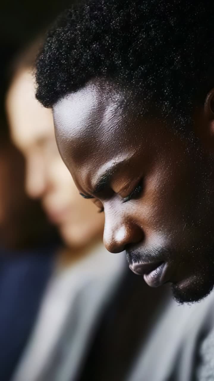A Moment of Contemplation: A Man Deep in Thought Reflecting on Life's ...