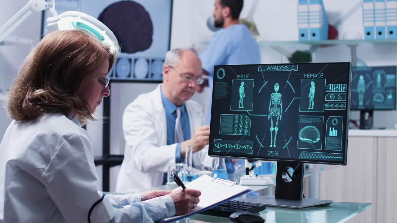 Medical Research and Analysis in Laboratory Setting