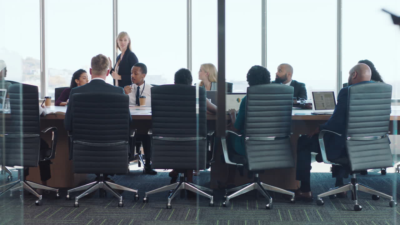 gente de negocios, presentación