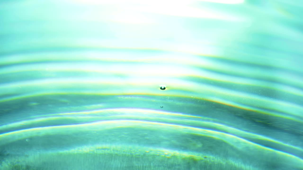 Drops of Water and Bright Splashes