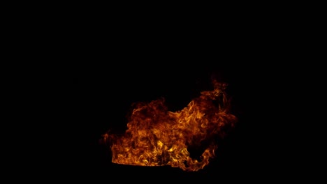 efectos especiales de combustión de fuego