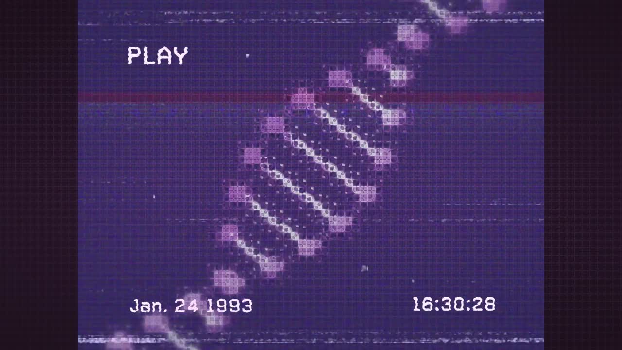 Animation of dna strand over interference