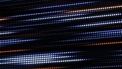 logo design with geometric circles. movement of a stream of points across the screen.