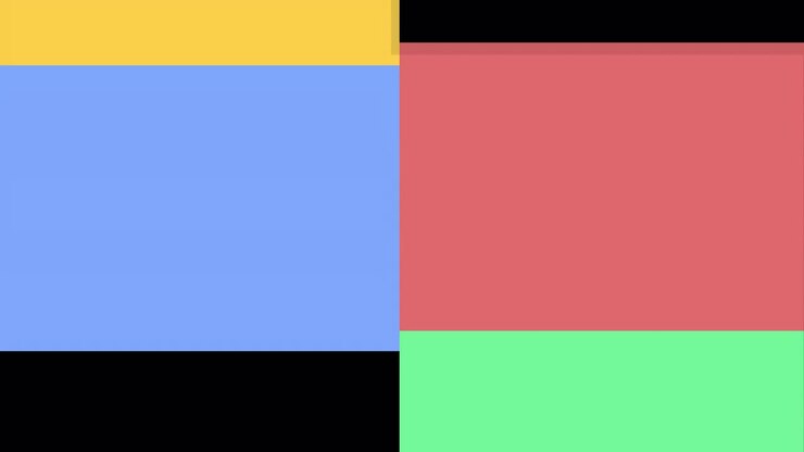 Animated Colorful Squares Transitioning in a Grid Pattern
