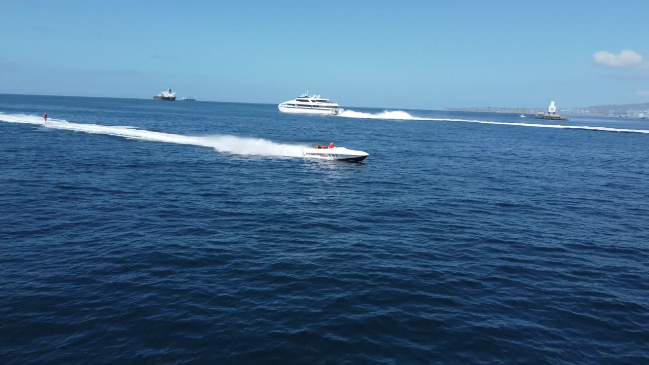 롱 비치 캘리포니아 스피드보트 경주-1