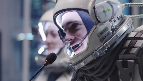 astronauts in space suits
