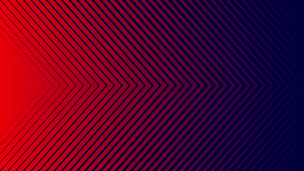 Animated corporate background made of blue and red lines.