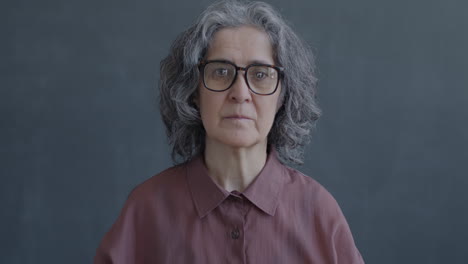 woman showing disapproval