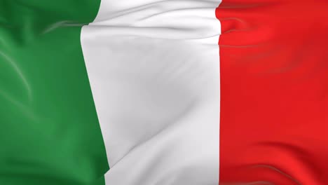 waving  looped flag as  background italy