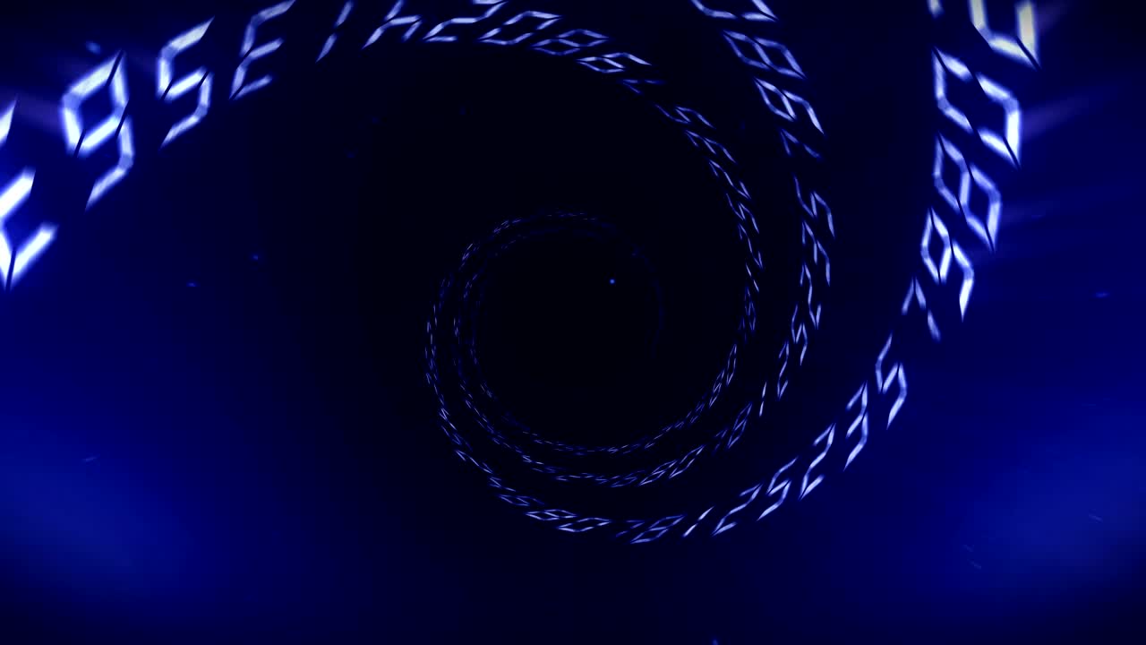 숫자의 스핀 배경, cg 애니메이션, 루프